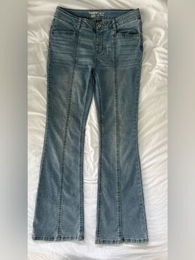 Hippie Girl Seamed Flare Leg Jeans